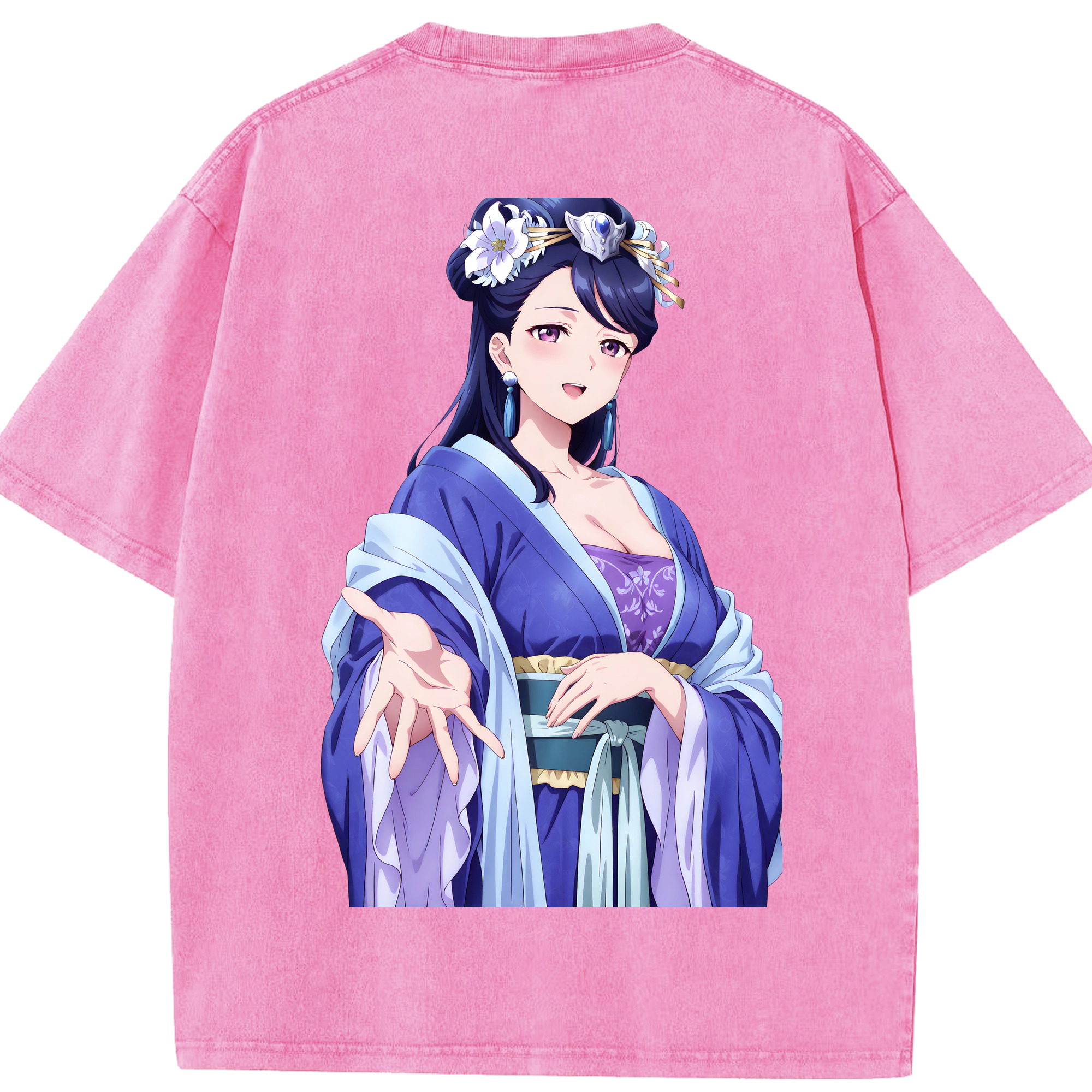 （画像用） 薬屋のひとりごと The Apothecary Diaries 綿100% ヴィンテージ風 半袖Tシャツ（背面プリント）